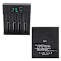 Miniatyrbillede 6 af 8: LiitoKala Lii S4 DC 5V2A Smart Batterioplader Fire Slot med Power Display