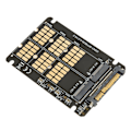Miniatyrbild 4 av 8: M.2 NVME SATA till U.2-adapterkort NVME SATA Dual Protocol M.2 till U.2-expansionskort för 2242 2260 2280 SSD