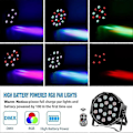 Miniatyrbillede 5 af 5: RGB LED Par Lys - 18 LED'er X 16w Scene Par Lys - JRZD