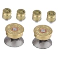 Miniatyrbillede 6 af 6: 6 stk. Guld Metal Bullet Knapper & Thumbstick Mod Kit til PS4 Controller