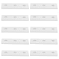 Miniatyrbillede 2 af 8: 10 stk. Aluminium flad forbindelsesplade flad lige reparationsforbindelsesplader 2020-3 hul