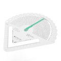 Miniatyrbild 5 av 8: Sticklinjal Stickmått Mätverktyg Multifunktionellt Exakt stickstygnskalkylator Räknaram Linjal