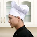 Miniatyrbild 3 av 4: Justerbar kockmössa för vuxna Elastisk bagare Kök Matlagning Hatt