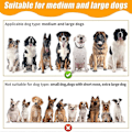 Miniatyrbillede 3 af 5: UV-beskyttende Hundebriller med Justerbar Rem - Vindtætte & Støvtætte Solbriller til Store & Mellemstore Hunderacer Sort Ramme-Sølv Linse