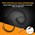 Miniatyrbillede 2 af 8: For Beyerdynamic DT 770/ 770Pro/ 990/ 990Pro Hovedtelefoner Audio Spring Wire Coil Kabel