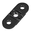 Miniatyrbillede 2 af 5: Metal Finger Tripod Mount Adapter Dobbelt Port 1/4 Gevindhul Base