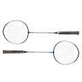 Miniatyrbild 8 av 8: REGAIL 2 st badmintonracket i järnlegering, 2-spelar badmintonracketset för barn och vuxna, blå
