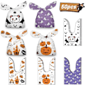 Miniatyrbillede 1 af 5: Halloween Slikpose, Slikposer, Slikpose, 50 STK Halloween Slikposer, Slikposer, Gaveposer