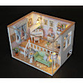 Pikkukuva 2 / 5: DIY Miniatyyri Nukkekotisetti Kalusteilla 3D Puinen Talon Malli