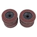 Miniatyrbillede 1 af 8: 20 stk sandpapir slibeskiver 80 grit 100x16mm flade slibeskiver slibende slibeskive