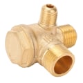 Miniatyrbillede 6 af 8: Kontraventil Messing Material Trådforbindelse Luftkompressor Pumpe Tilbehør 1/2x3/8x10