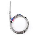 Miniatyrbilde 5 av 8: M8 gjenger PT100 platinamotstand termoelement 50 mm probe temperatursensor ledning 0-400 ℃ (3 m)