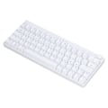 Miniatyrbilde 4 av 8: Mekanisk tastatur 64 taster Plus RGB 3 modus knottdesign ergonomisk layout 4 bryter valgfri hvit tastatur for IOS lineær handling bryter