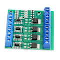 Miniatyrbild 7 av 8: MOS-drivrutinmodul 4-vägsfälteffekt PLC-förstärkarkort 3‑20V PWM-ingång DC 3,7V‑27V-utgång