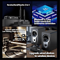 Pikkukuva 5 / 5: Tebe -LL/HD/AD Bluetooth 5.3 Audio Lähetin Optinen Langaton