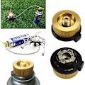 Miniatyrbilde 3 av 4: Camping Komfyr Gassflaske Kobling Overføringsadapter Gassdyser Gassflaske Adapter for Campingbrenner