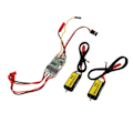 Miniatyrbilde 8 av 8: Elektriske hastighetsregulatorer Dual Way Bidirectional 10A ESC hastighetskontroll for RC modellskipstank
