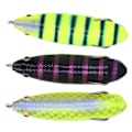 Miniatyrbilde 6 av 8: 3 stk kunstig fiske agn naturtro 3D mykt silikon lokke fiske svømming agn med krok