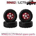Miniatyrbilde 5 av 5: RC Bil Hjul og Dekk Sett for MN MODELL 1/12 MN82 LC79 MN78
