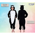Pikkukuva 3 / 5: Funziez! Aikuisten pehmoeläin- ja merieläin cosplay-asu - Halloween-asu naisille ja miehille Medium Cat