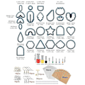 Miniatyrbillede 5 af 5: Blå Polymer Lercutter Kit til DIY Smykkefremstilling