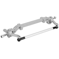 Miniatyrbillede 2 af 8: Ingen Power foraksel styrestangsstang til Tamiya 1/14 Series RC Traktor Truck CarSilver