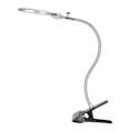 Miniatyrbilde 6 av 8: Klemme forstørrelsesglass 2X og 6X dobbel linse fleksibel slange 2 LED-er Clip On Lupe med lys