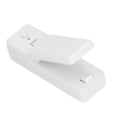 Miniatyrbillede 3 af 8: Forsegling Maskine USB Opladning Magnetisk Mini Pose Forsegling Maskine Bærbar Manuel Fødevare Sealer til HusholdningHvid