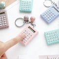 Miniatyrbillede 4 af 5: Kreativ Cookie Lommeregner Praktisk Legetøj Nøglekroge Mini Lommeregner Nøglering til Enhver Forretningsmand, Arbejder, Lærer, Studerende eller Hvem Som Helst (2 Pak)