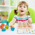 Miniatyrbilde 3 av 5: Formblingsformerings-puslespillblokker for å lære skrue-mutter-puslespill