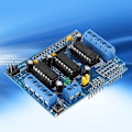 Miniatyrbild 5 av 8: Multifunktionell PWM Hastighetsjustering Motor Driver Expansion Board DIY Module