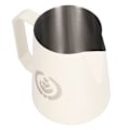 Miniatyrbillede 3 af 8: Mælkeskummerkande i rustfrit stål, skummekanden, blandingskop, kande til kaffedrikke, 450 ml, hvid