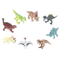 Miniatyrbillede 7 af 8: 8 stk. Dinosaur Model Sæt Mini Simuleret Sød Levende Dinosaur Legetøj Hjem Indretning Gave til Børn 8 stk. / Sæt