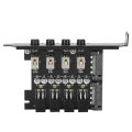 Miniatyrbillede 2 af 8: HDD Harddisk Strømstikkontakt Kontrolmodul SATA Drevskifter Til Desktop PC Computer