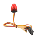 Pikkukuva 5 / 8: RC-auton hälytysvalo 5 valotilaa High Simulation Pyöreä Kompakti 10x15mm LED-varoitusvalo 1/10 RC-autolle
