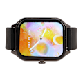 Miniatyrbillede 7 af 8: 1,83 tommer GT40 Smart Watch HD Fuld Skærm 128Mb IP67 Vandtæt Smart Watch Støtte Bluetooth Opkald Sort