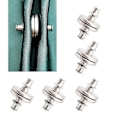 Pikkukuva 5 / 5: 17 mm verhomagneetit - 4 set , kestäviä ja kevyitä pidätinpainikkeita