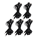Miniatyrbillede 5 af 8: 5 stk til TENS ledningsledninger Professionel 2,5 mm albuestik erstatning ledningsledning til TENS maskiner 3,9 fod