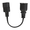 Pikkukuva 6 / 8: IEC320 C14 to 1 15R johto uros-naaras vedenpitävä power pöytälampun digitaalikameran projektorille 100-250V