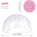 Miniatyrbillede 2 af 4: Hamsterbold 16 cm, Hamster Løbehjul, Plastik Træningshjul til Små Dyr