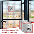 Miniatyrbild 4 av 5: Videoövervakningsskylt, Videoövervakning Privat Egendom, 15 X 15 cm Metall Varningsskylt Videoövervakning