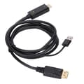 Miniatyrbilde 6 av 8: HD Multimedia Interface til Displayport-omformerkabel 4K hann til hunn forlengelsesadapterkabel for PS4 PC