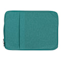 Miniatyrbild 3 av 8: Laptopfodral 15,6 tum 39x29x2cm dubbelskiktsdesign polyester Case för bärbar dator för OS Laptop Pro för HP för DellDark Cyan
