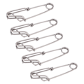 Miniatyrbillede 2 af 8: 5 stk./sæt Longline Snap Clip Korrosionsbestandig Float Line Tun Clip til Havfiskeri 2,6x100mm