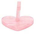 Miniatyrbillede 6 af 8: Neglebase Pink Japansk Hjerteformet Rund Negleøvelse Base Neglevisning Stativ Hjerteform