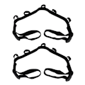 Miniatyrbild 1 av 8: 2-pack bilfiskespöfäste rem band fiskespö hållare stativ rack