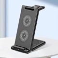 Miniatyrbilde 3 av 5: 3-i-1 Ladestasjon for iPhone Trådløs Lader for iPhone 14 13 12 11 X Pro Max og Apple Watch Stativ Dokk for AirPods