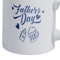 Miniatyrbillede 4 af 5: Keramisk krus Happy Fatherwis Day tema keramik kaffekop til hjemmet kontor rejse CCP345