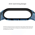 Pikkukuva 2 / 8: TPU+TPE rannekoru rannekkeen vaihto Xiaomi Mi Band 5:lle Säädettävä ranneke Xiaomi Mi Band 5 NFC:lle
