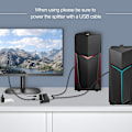 Miniatyrbillede 2 af 5: 8K DP 1.4 Bi-direktionel Switch: 4K@120Hz Splitter & Konverter til Flere Kilder og Skærme